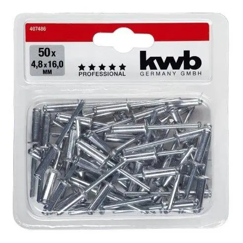 KWB POPNAGELS 4,8 16,0 MM 50 ST.