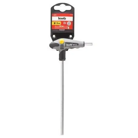 KWB Schroevendraaier T-Greep 6-Kant 6mm