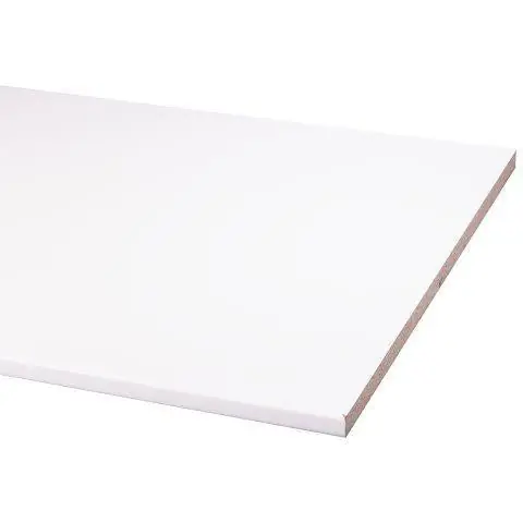 Werkblad spaanplaat 29mm wit 80x205cm