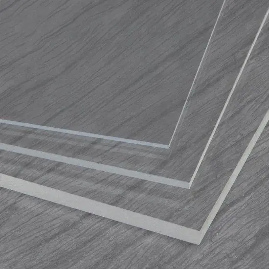 Kunststofglas glashelder 4 mm. 100x200 cm.