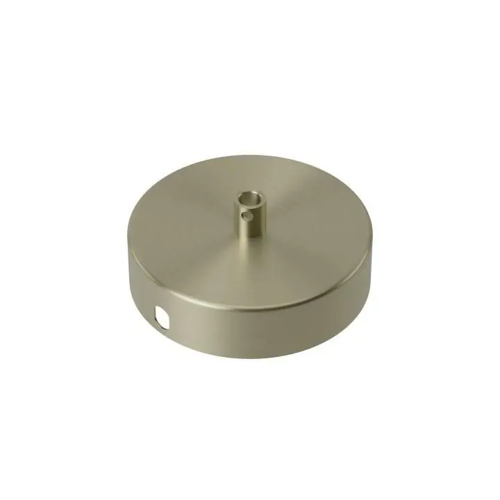 CALEX metalen plafondplaat 100mm 1 gat, matt bronze