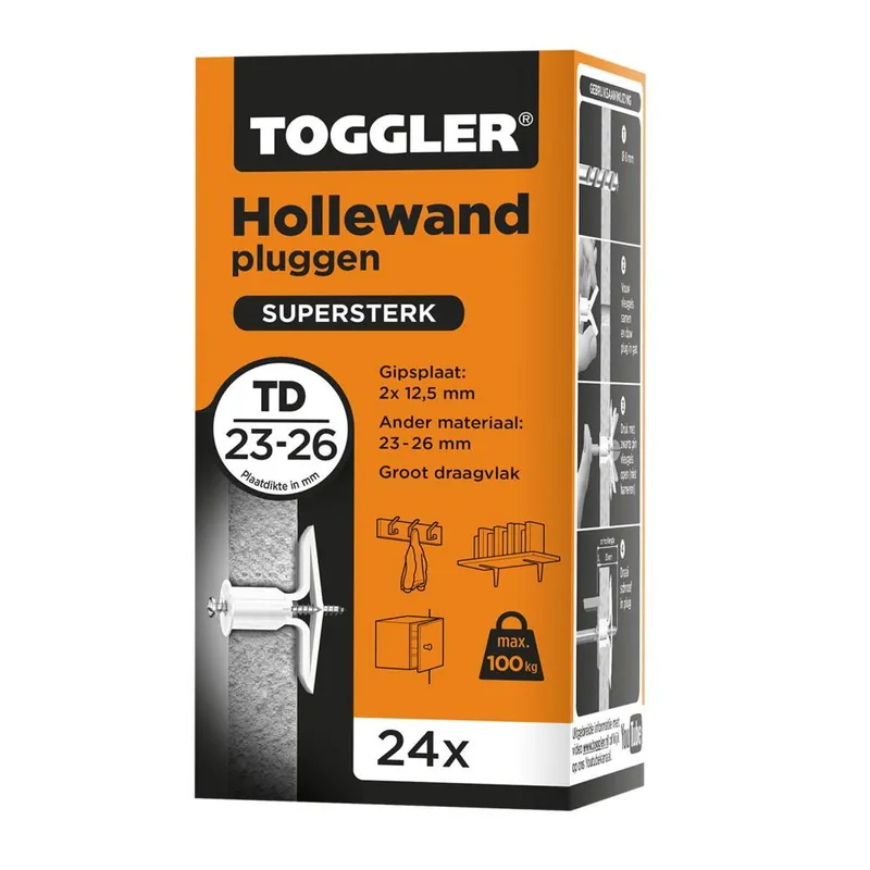 Toggler hollewand plug TD (24 st.)