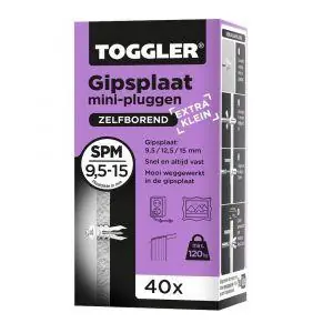 Toggler gipsplaat plug SPM (Mini) (40 st.)
