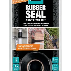 Bison Rubber seal direct repair tape 25mm x 3m