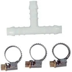 T-Verbinding tuinslang 6mm + ringen