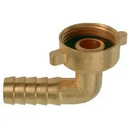 Messing hoekschroefkop. 3/4-1