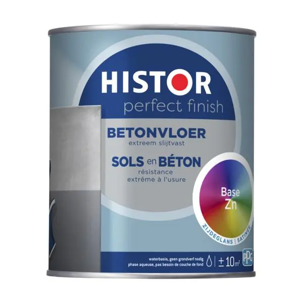 HISTOR PERFECT FINISH BETONVLOER ZG BASIS ZN 694 ML
