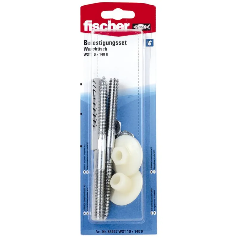 fischer bevestigingsset wastafel WST 10x140 K