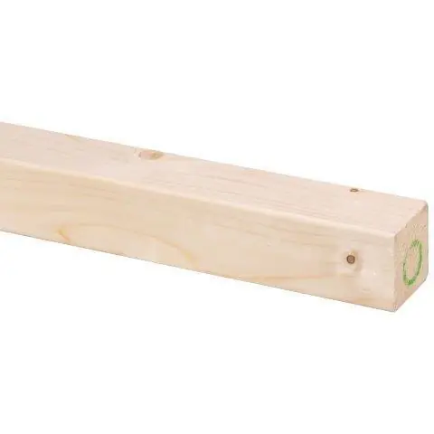 Schaaflat vuren 58x58 mm 270cm