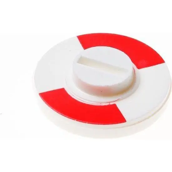 Hoppe rood/wit plaatjes 5 mm.