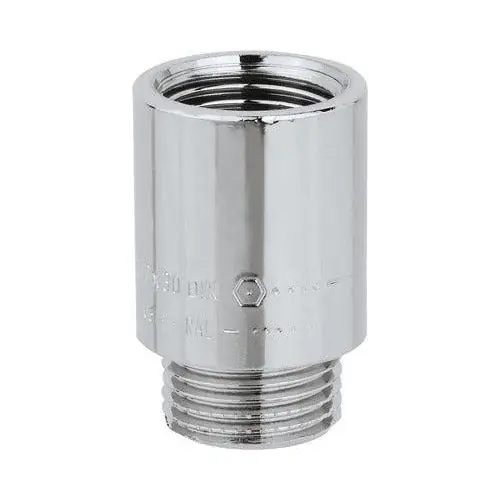 Messing/chroom verlengstuk 1/2x40mm