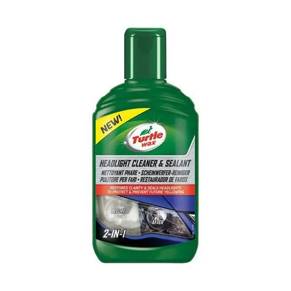 Turtle Wax 53168 Headlight Cleaner & Sealant 300ml