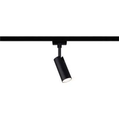 Paulmann URail spot Tubo 1x5W zwart mat 230 V metaal/kunststof 3000K non-dim