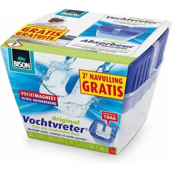 Bison vochtvreter original 450g met 2 navullingen