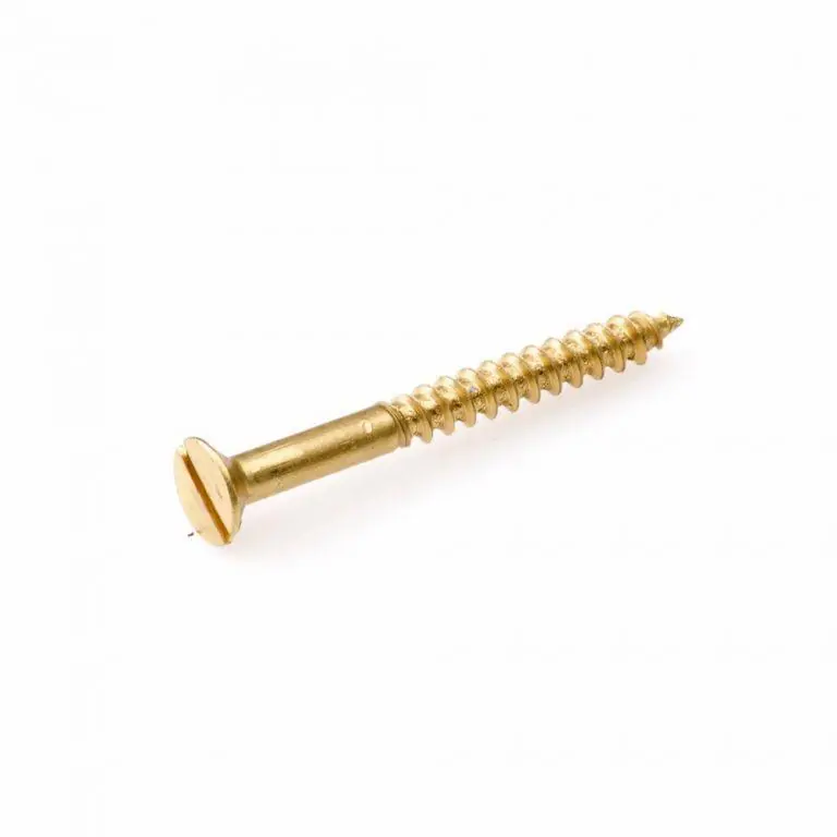 Home-fix houtschroef messing blank PK ZS 2.5x20 (35)