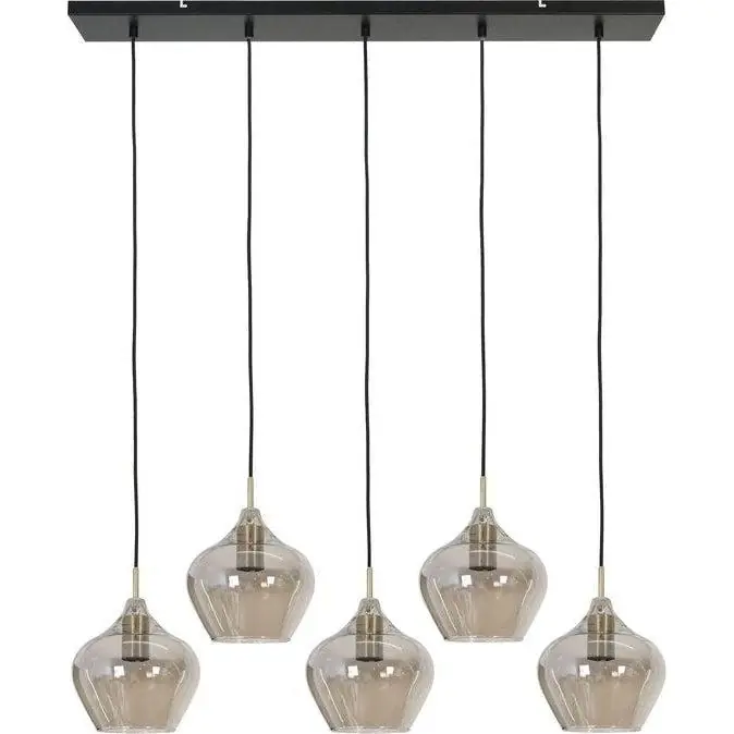 Light & Living hanglamp Rakel 5-lichts brons