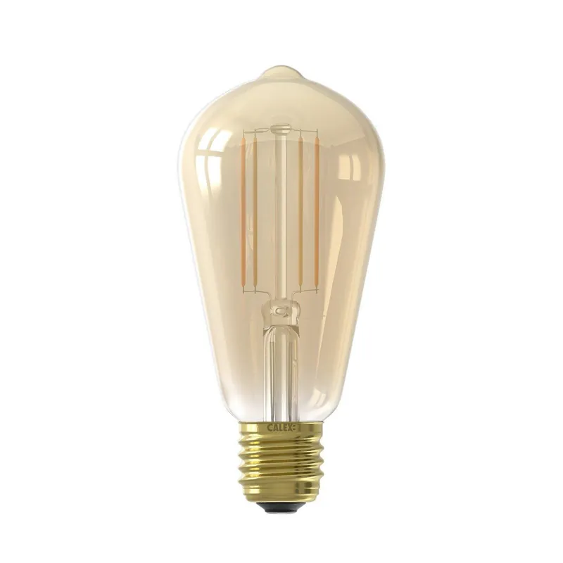 CALEX Smart LED Filament Gold Rustieklamp ST64 E27 220-240V 7W 806lm 1800-3000K