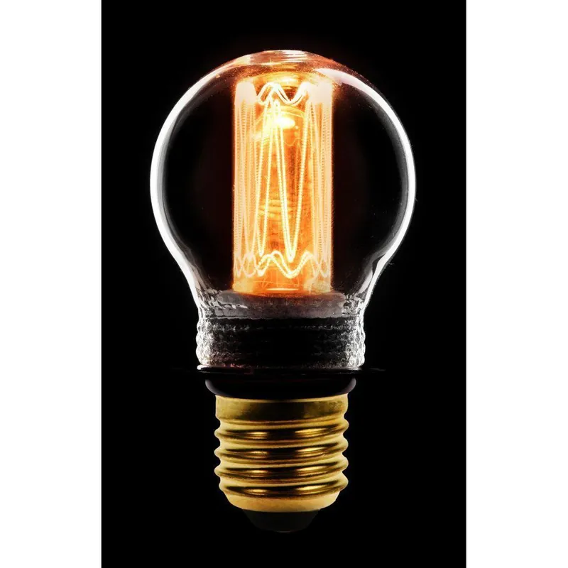 Led kooldraad kogel E27 2.3w/9w 2000k helder dimbaar 65L