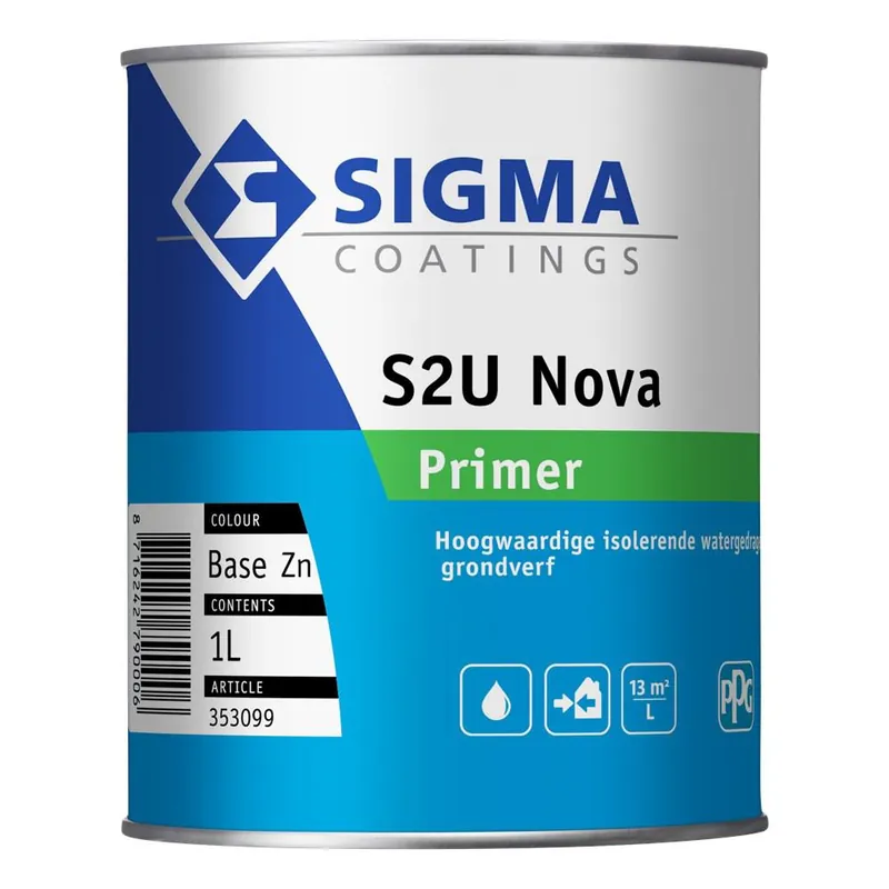 Sigma S2U Nova Primer Wit/Basis 1 liter