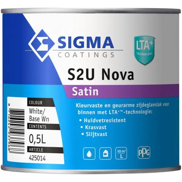 Sigma S2U Nova Satin Wit/Basis 500 ml