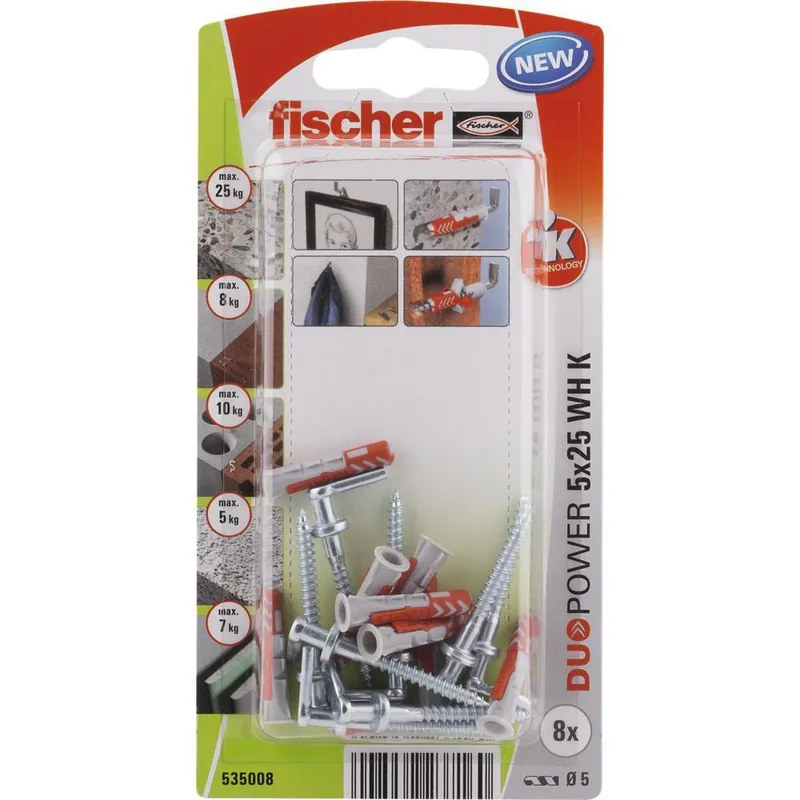 Fischer DUOPOWER 5x25 met winkelhaak