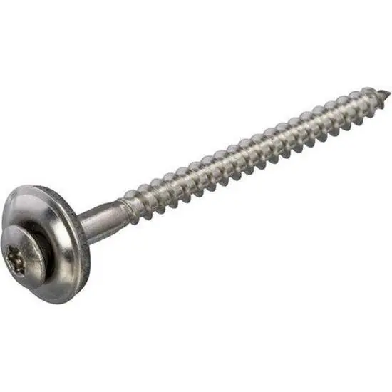 Dak & Gevel Spenglerschroef RVS-A2 LK met EPDM ring 15mm TX-20 4.5x100 (50)