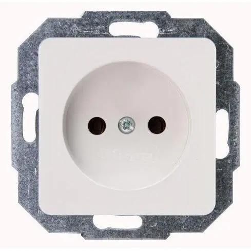 Milano wandcontactdoos 1V zonder RA KV wit