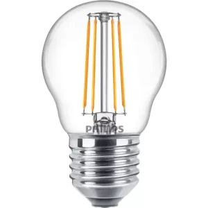Philips LED Kogellamp Transparant 40W E27 Warm Wit Licht 2 stuks