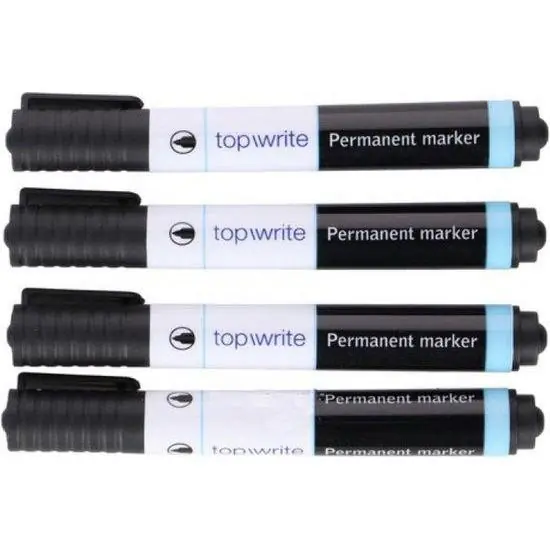 Permanente zwarte marker