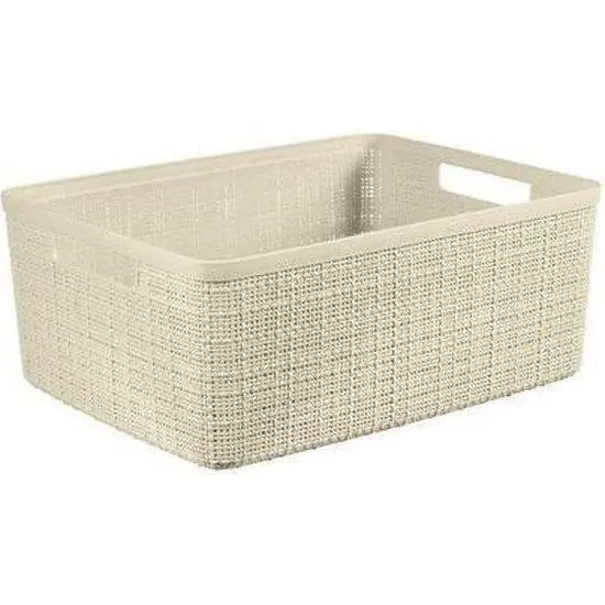 Curver Jute mandje M 12 liter offwhite