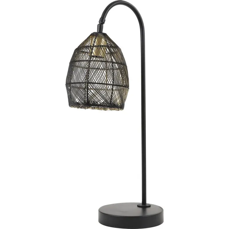 Light & Living Meya tafellamp zwart