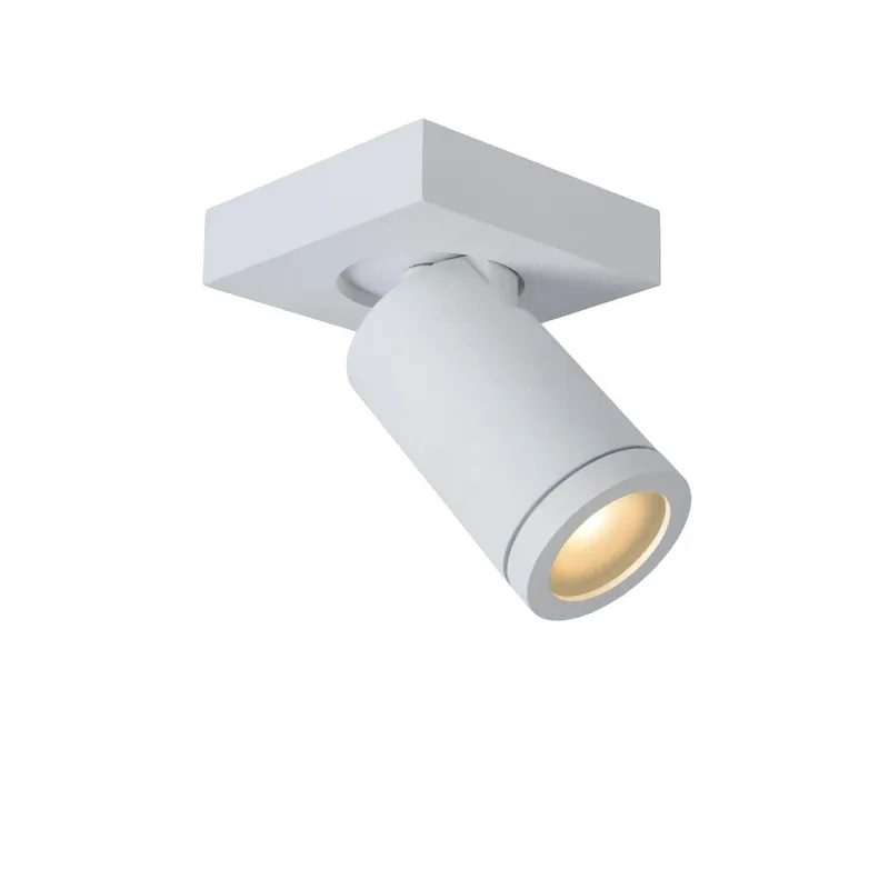 Lucide Taylor plafondspot badkamer LED Dim to warm GU10 1x5W wit