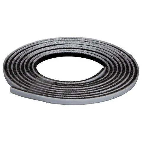 StoreMax Schuifdeur stootstrip zwart 2,75 meter