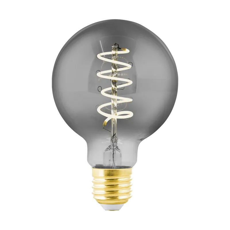 Eglo lichtbron LED spiraal G80 100lm dimbaar smoke