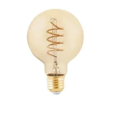 Eglo LED lamp Globe E27 G80 amber dimbaar