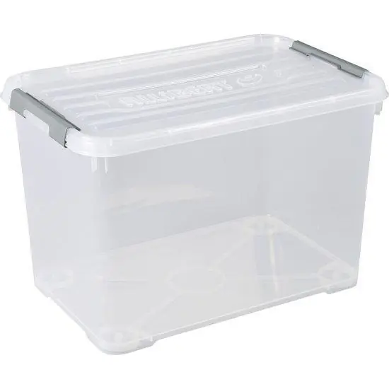 Curver Handy+ opbergbox 65 liter transparant