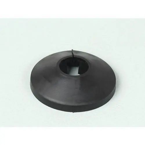 Maclean buisrozet zwart 15 mm. (2 stuks)