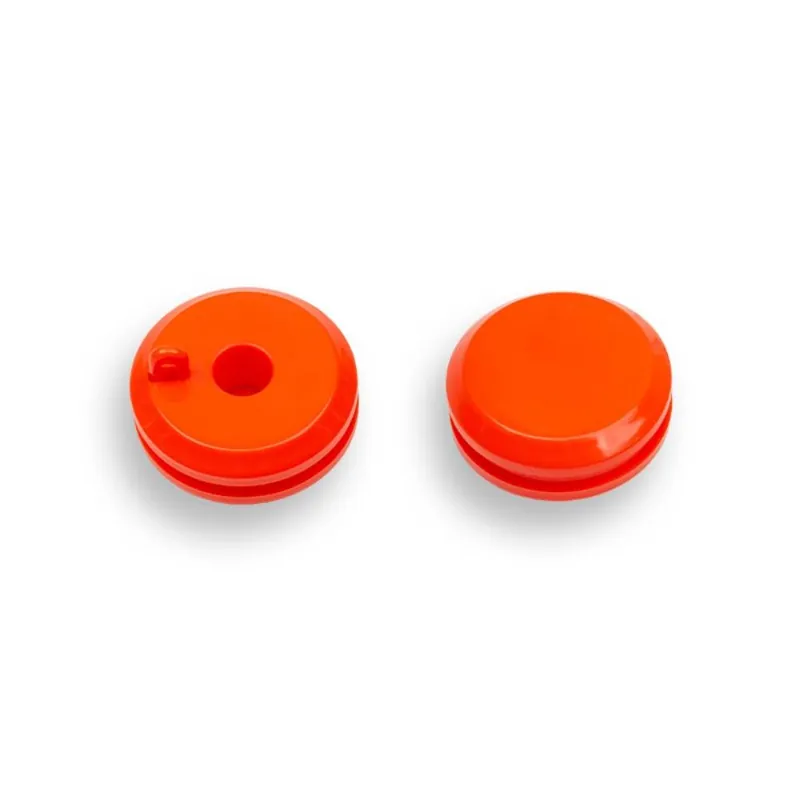 Vlaggenstok - knop oranje (los)