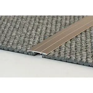Maclean parketprofiel vlak alu zwart 38 mm 3 meter