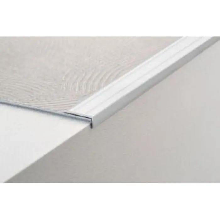 Maclean parketprofiel Eind alu zilver 24,5x10 mm 3mtr
