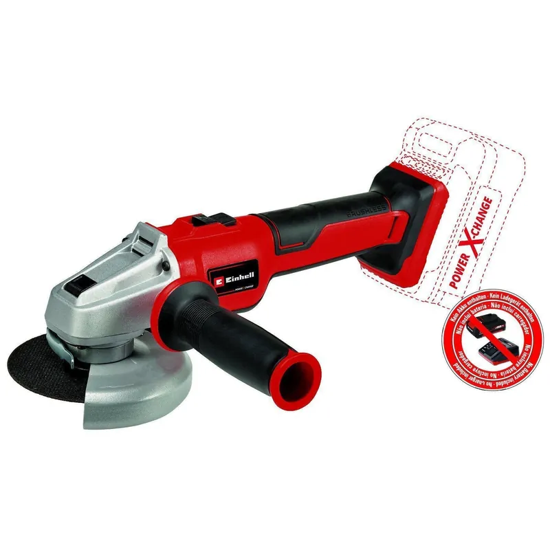 VLP Einhell haakse slijper Power X-Change Axxio 18/115 Q BL Solo accu