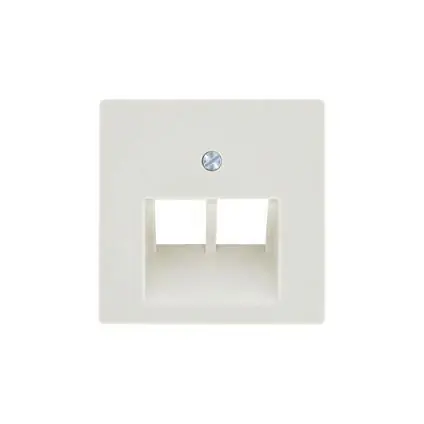 Jung AS500 UAE afdekplaat 2-voudig creme