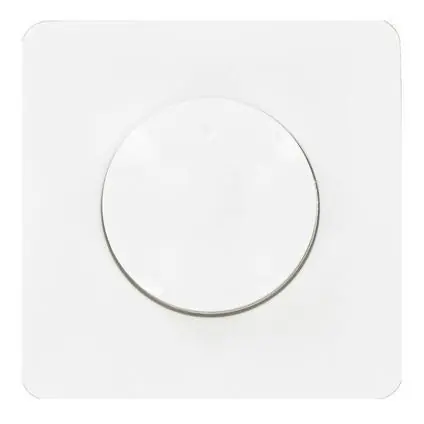 Peha dimmerknop + afdekplaat wit