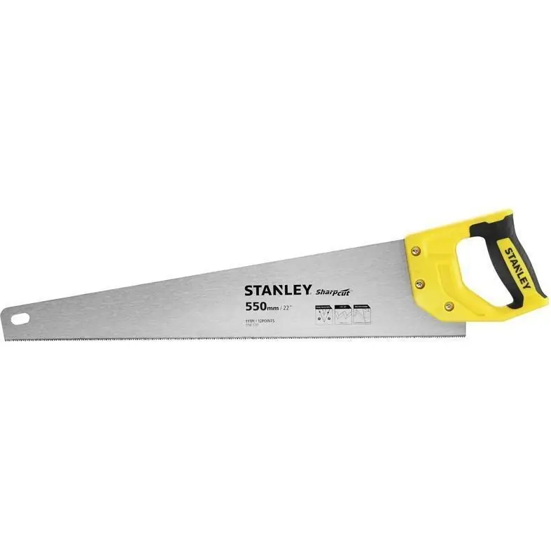 Stanley Sharpcut handzaag 550mm 11TPI