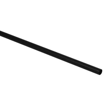 Roede zwart mat 20mm 240cm 3pp