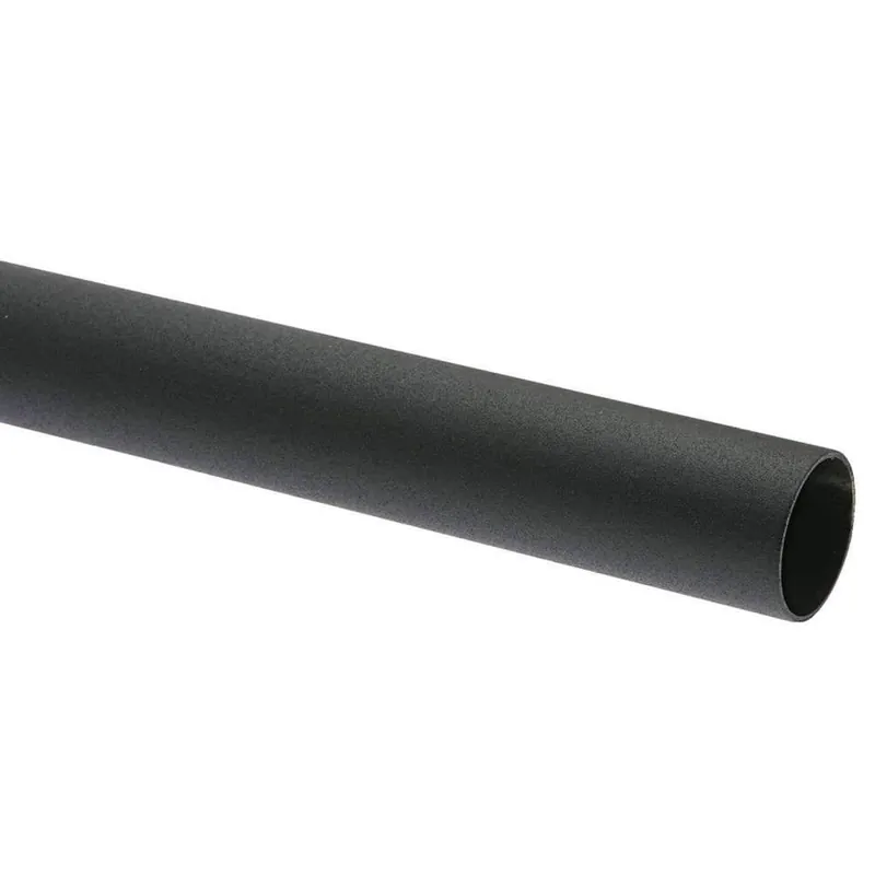 Roede industrieel zwart mat 28mm 160cm 3pp