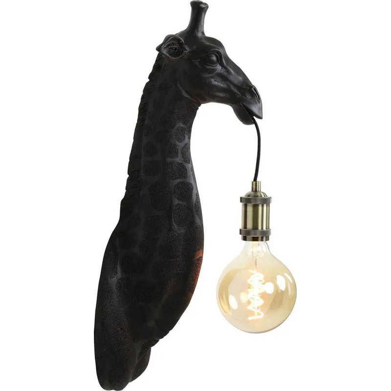 Light & Living wandlamp Giraffe zwart