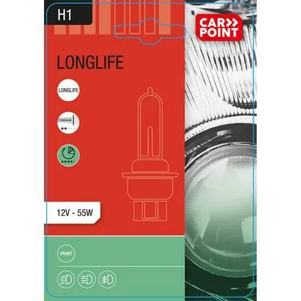 Carpoint Longlife Autolamp H1 12V 55W