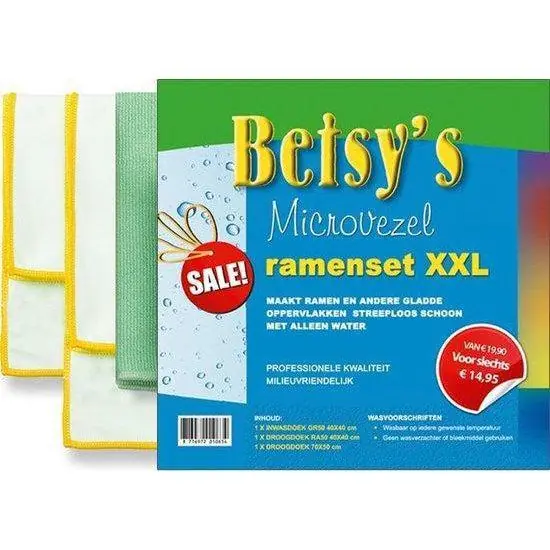 Betsy's Ramenset Doeken XXL streeploos