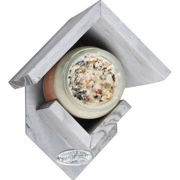 Esschert Design Pindakaashuis oud hout